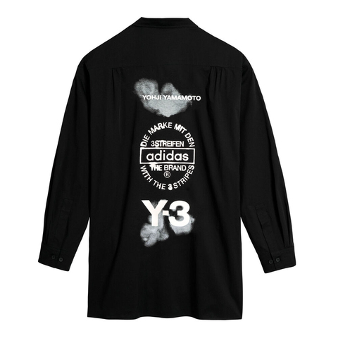 adidas Originals阿迪三叶草2025男子GFX LOGO SHIRT梭织长袖衬衫KD2442