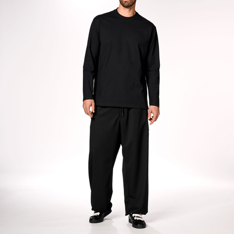 adidas Originals阿迪三叶草2025男子GFX LS TEE针织无领长TJX4747