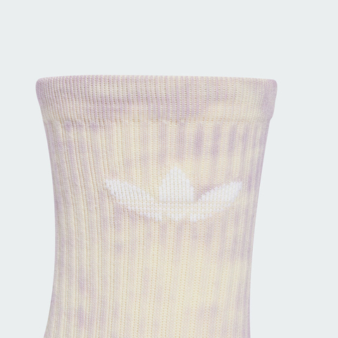 adidas Originals阿迪三叶草2025中性TIE DYE CR S 3P中袜优惠装JY0238