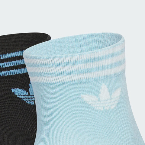 adidas Originals阿迪三叶草2025中性ORI TREF ANK 3P短袜优惠装KF4997