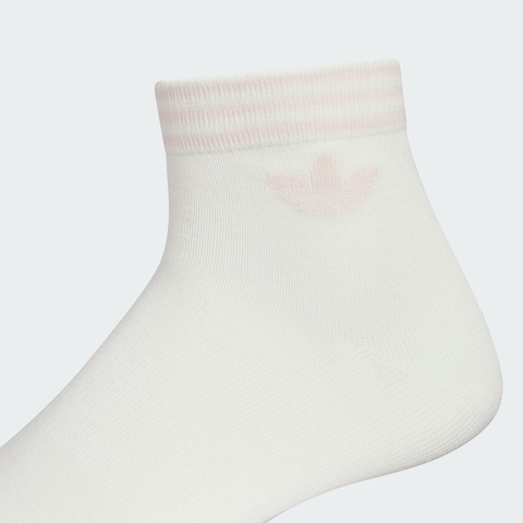 adidas Originals阿迪三叶草2025中性ORI TREF ANK 3P短袜优惠装KF4996