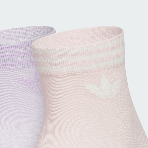 adidas Originals阿迪三叶草2025中性ORI TREF ANK 3P短袜优惠装KF4996