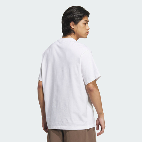 adidas Originals阿迪三叶草2025男子GRFX TEE Q1针织无领短TKE4011