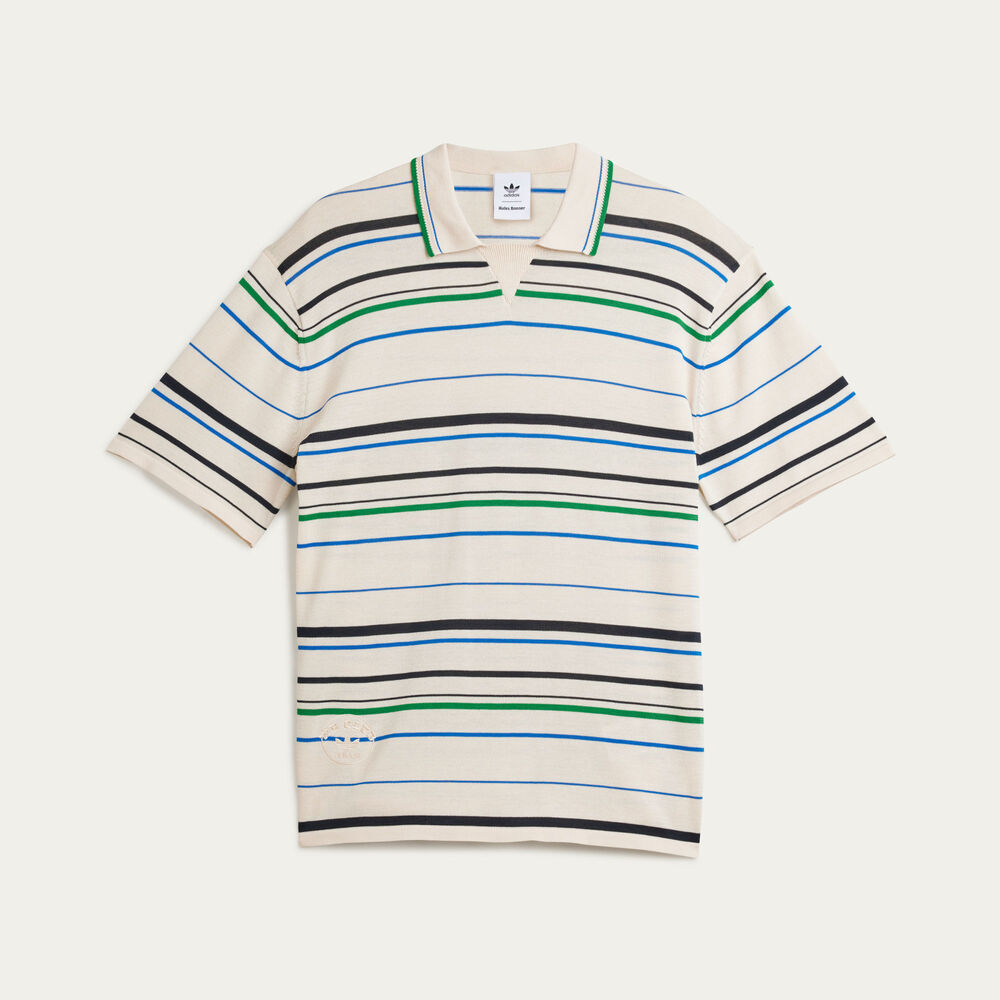 adidas Originals阿迪三叶草2025男子WB KNIT POLO针织有领短TJM8203