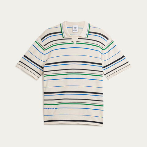 adidas Originals阿迪三叶草2025男子WB KNIT POLO针织有领短TJM8203