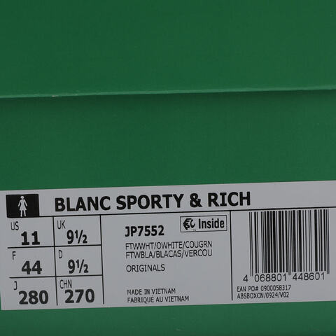 adidas Originals阿迪三叶草2025中性BLANC SPORTY & RICHENERGYJP7552
