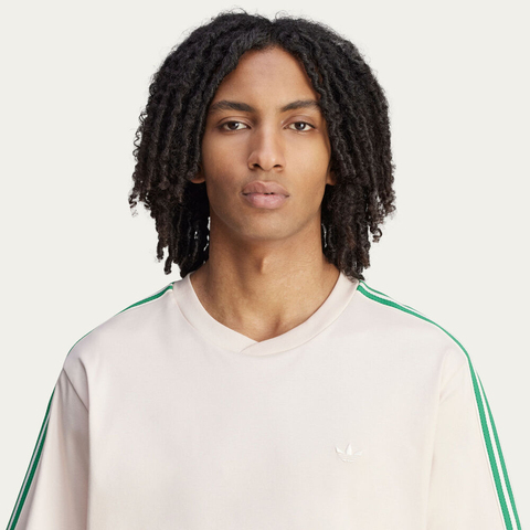 adidas Originals阿迪三叶草2025男子WB T-SHIRT针织无领短TJM8204