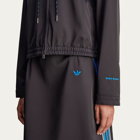 adidas Originals阿迪三叶草2025女子WB W SATIN HOOD梭织连帽外套JW1110