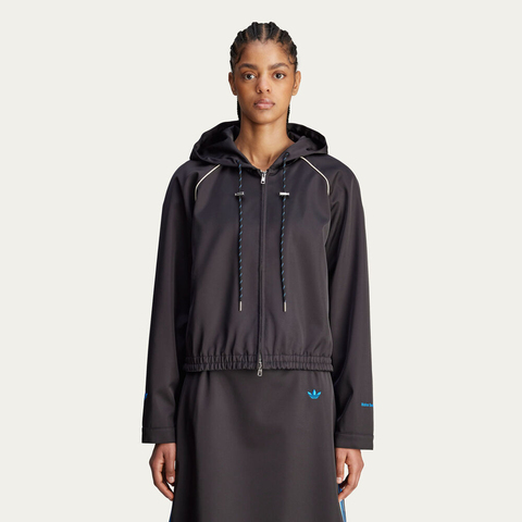 adidas Originals阿迪三叶草2025女子WB W SATIN HOOD梭织连帽外套JW1110