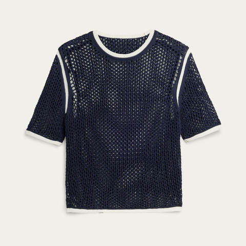 adidas Originals阿迪三叶草2025男子WB KNIT TEE针织无领短TKA7052