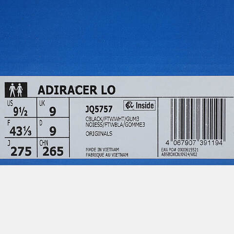adidas Originals阿迪三叶草2025中性ADIRACER LOORI-CLASSICJQ5757