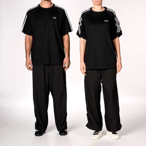 adidas Originals阿迪三叶草2025男子U WIRE T-SHIRT针织无领短TJW7352