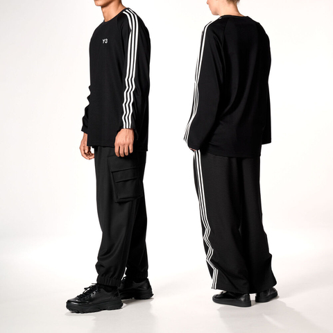 adidas Originals阿迪三叶草2025男子U WIRE LS TEE针织无领长TJW7351