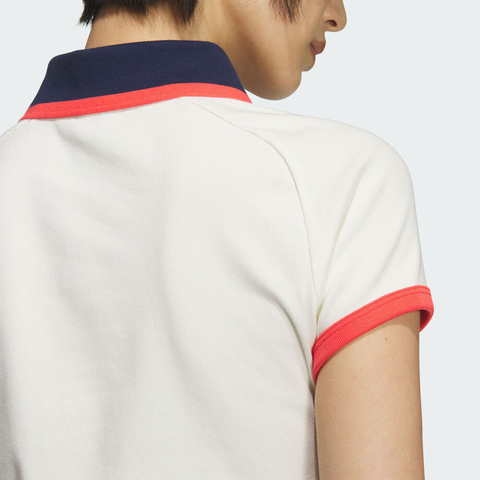 adidas Originals阿迪三叶草2025女子SHORT POLO针织有领短TKF9611