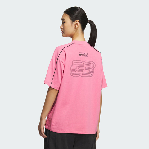 adidas Originals阿迪三叶草2025女子MOTO GFX TEE W针织无领短TKG6679