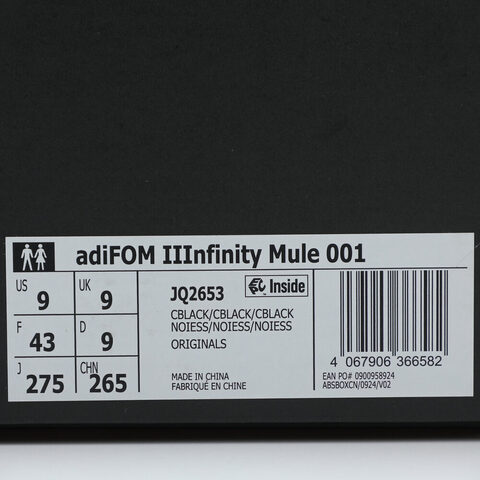 adidas Originals阿迪三叶草2025中性adiFOM IIInfinity Mule 001ORI-CLASSICJQ2653