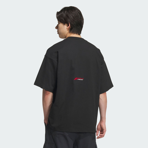 adidas Originals阿迪三叶草2025男子MOTO TEE SS M针织无领短TKH1195