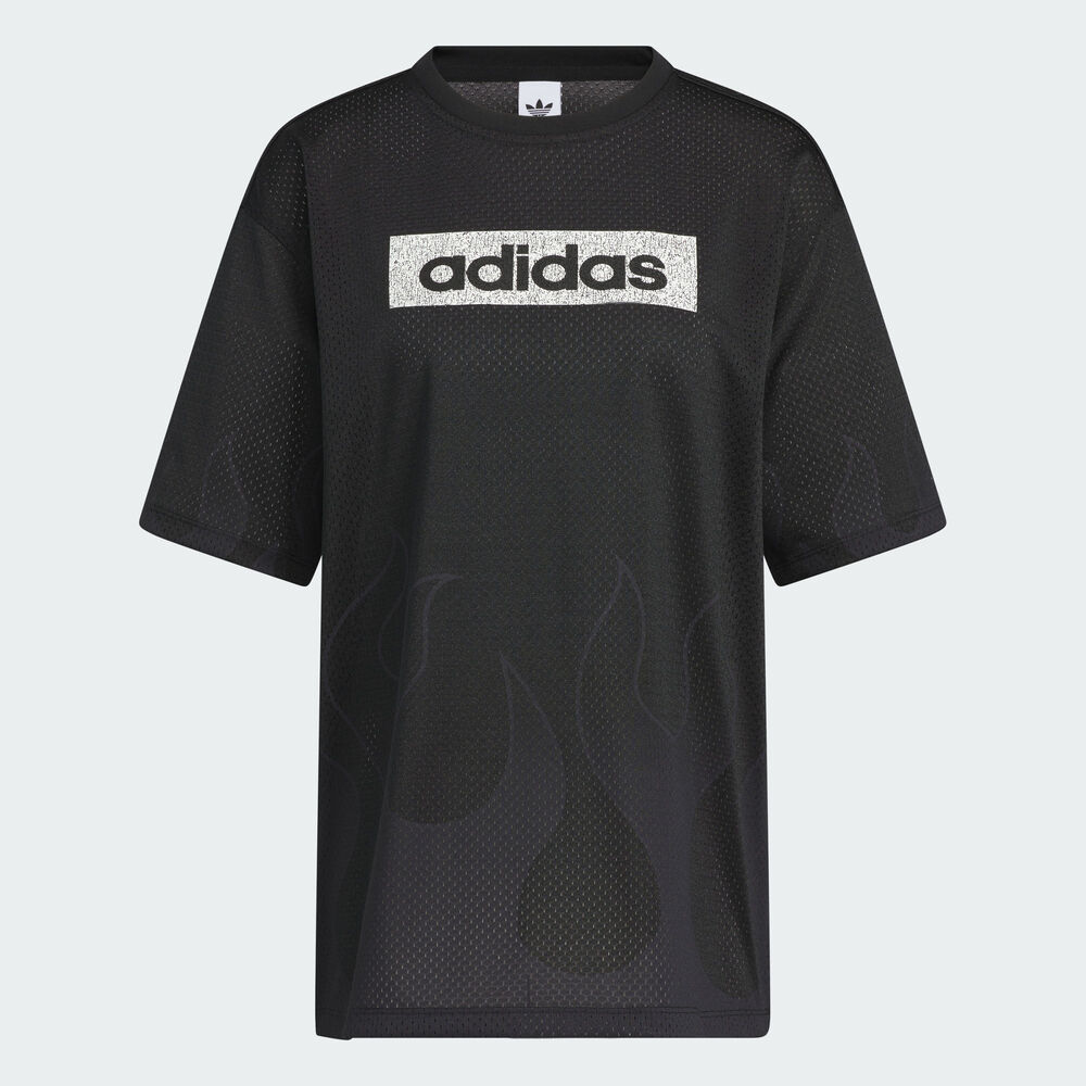 adidas Originals阿迪三叶草2025女子HOCKEY TEE针织无领短TKF0146