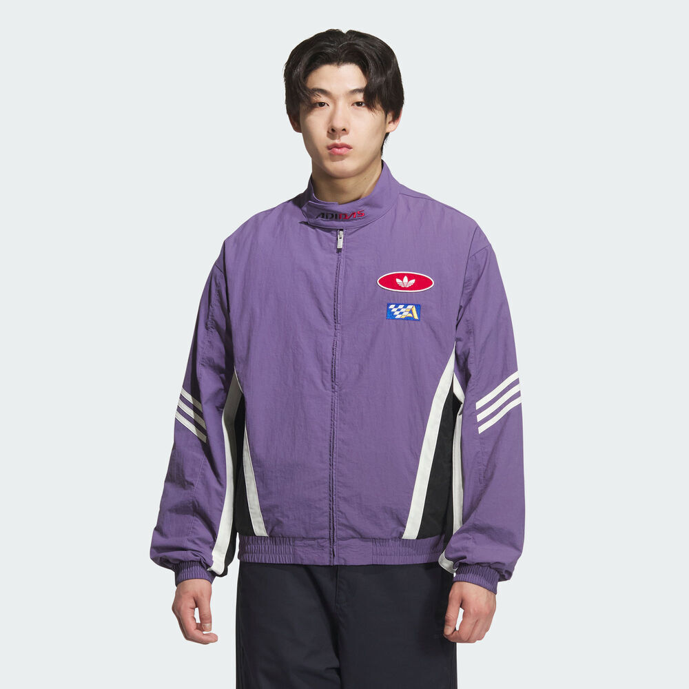adidas Originals阿迪三叶草2025男子MOTO JKT M梭织无帽外套KH1202