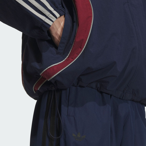 adidas Originals阿迪三叶草2025男子TEAMGEIST TT梭织无帽外套KE5847