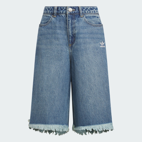 adidas Originals阿迪三叶草2025女子DENIM JORT牛仔短裤KB5432