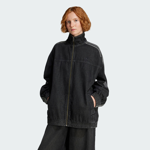 adidas Originals阿迪三叶草2025女子DENIM OS TT牛仔外套JY2897