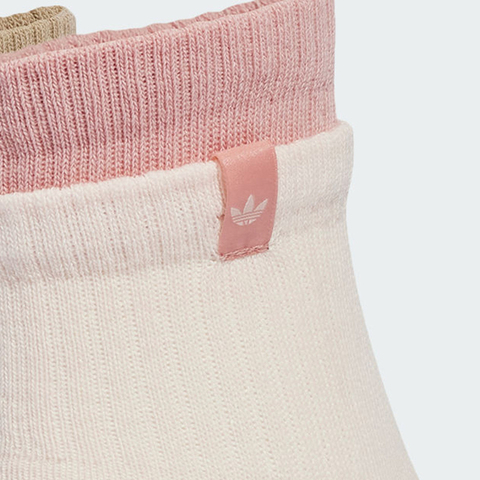 adidas Originals阿迪三叶草2025中性3S 2L 1/4 S 2P短袜优惠装JX5199