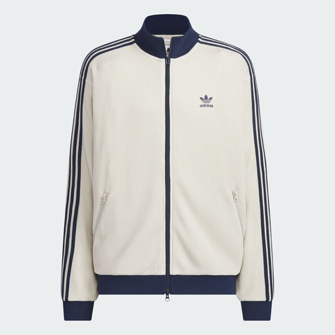 adidas Originals阿迪三叶草2025男子KNIT TRACK TOP针织无帽外套KC2618