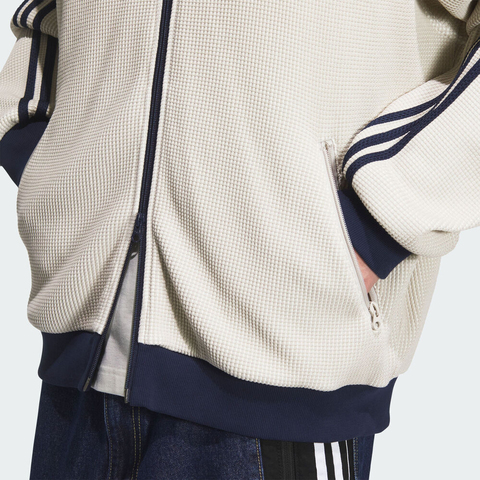 adidas Originals阿迪三叶草2025男子KNIT TRACK TOP针织无帽外套KC2618