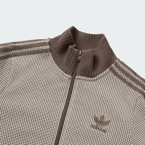 adidas Originals阿迪三叶草2025女子CROP TT针织无帽外套KC2645