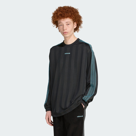 adidas Originals阿迪三叶草2025男子JRSY针织无领长TJX3099