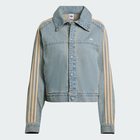 adidas Originals阿迪三叶草2025女子P ESS DENIM JKT牛仔外套JY2872