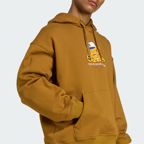 adidas Originals阿迪三叶草2025男子GRAPHIC LO HD针织连帽卫衣JW0167