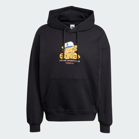 adidas Originals阿迪三叶草2025男子GRAPHIC LO HD针织连帽卫衣JW0166