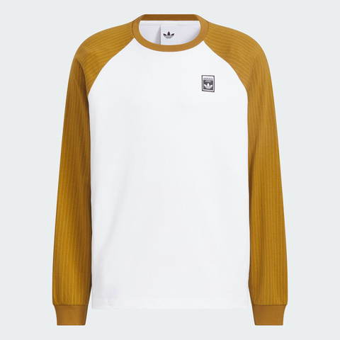 adidas Originals阿迪三叶草2025男子WABASH TEE 3针织无领长TKD1853