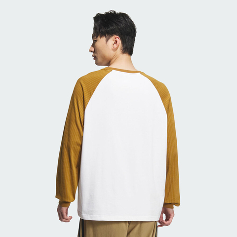 adidas Originals阿迪三叶草2025男子WABASH TEE 3针织无领长TKD1853