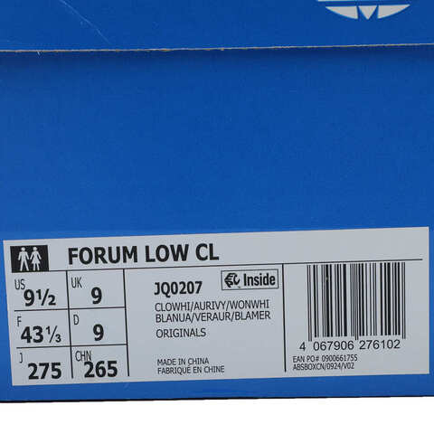 adidas Originals阿迪三叶草2025中性FORUM LOW CLORI-BBALLJQ0207