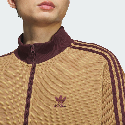 adidas Originals阿迪三叶草2025男子KNIT TRACK TOP针织无帽外套KC2620