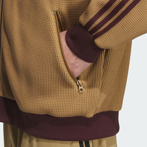 adidas Originals阿迪三叶草2025男子KNIT TRACK TOP针织无帽外套KC2620