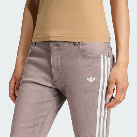 adidas Originals阿迪三叶草2025女子SLIM DENIM牛仔长裤KE9803