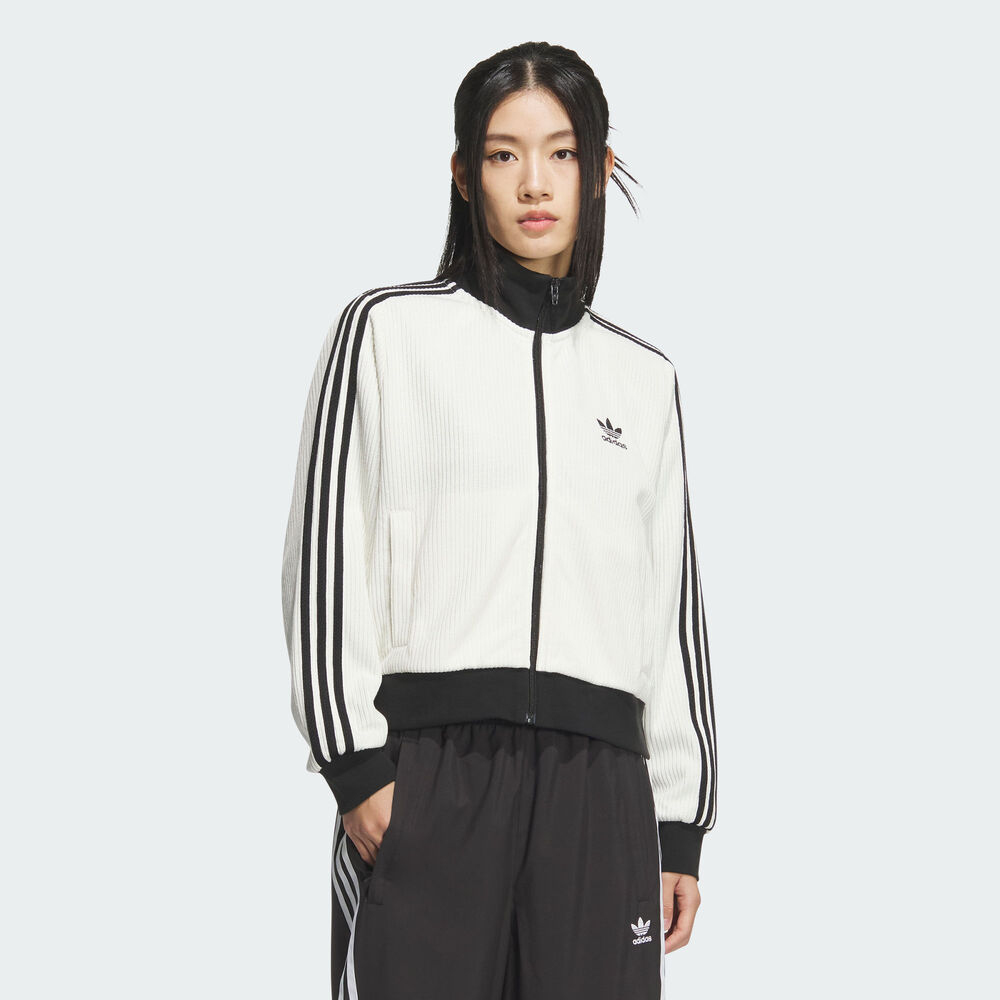 adidas Originals阿迪三叶草2025女子KNIT TT针织无帽外套KC2649