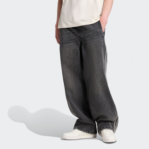 adidas Originals阿迪三叶草2025男子ADILENIUM DENIM牛仔长裤KF8543