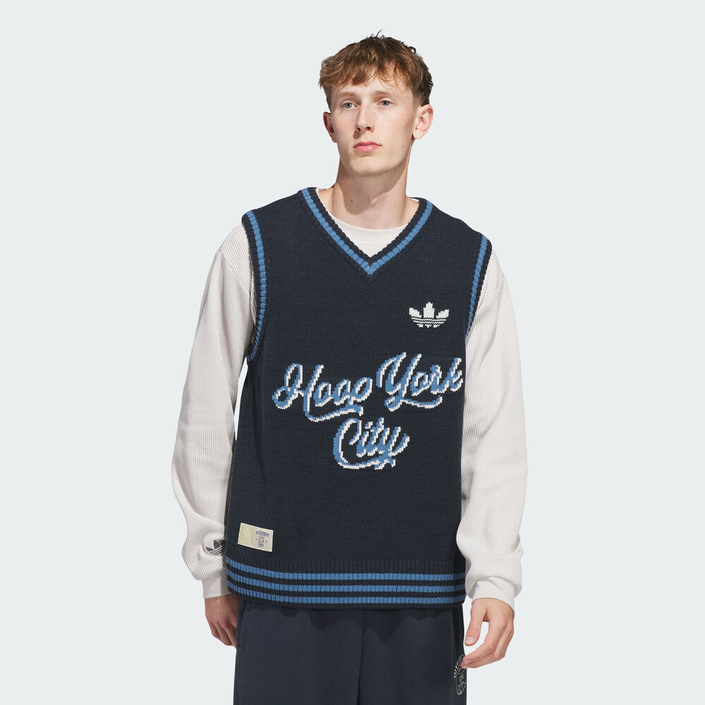 adidas Originals阿迪三叶草2025男子HYC VEST毛线背心JY4740