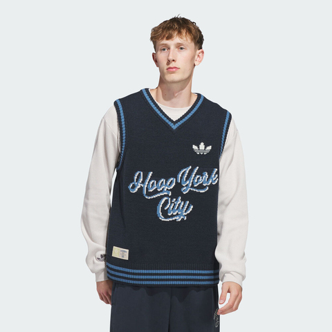 adidas Originals阿迪三叶草2025男子HYC VEST毛线背心JY4740