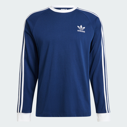 adidas Originals阿迪三叶草2025男子3-STRIPES LS T针织无领长TIM9428