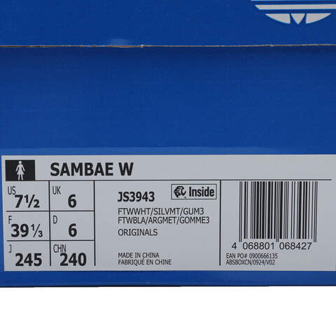 adidas Originals阿迪三叶草2025中性SAMBAE WORI-CLASSICJS3943