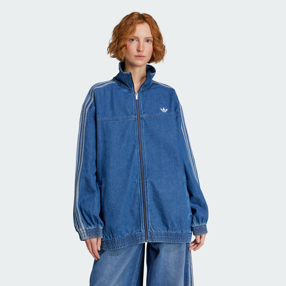 adidas Originals阿迪三叶草2025女子DENIM OS TT牛仔外套JY2896