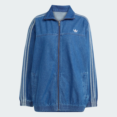 adidas Originals阿迪三叶草2025女子DENIM OS TT牛仔外套JY2896