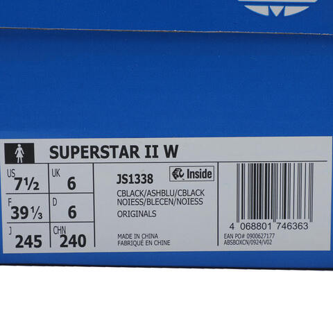 adidas Originals阿迪三叶草2025中性SUPERSTAR II WORI-CLASSICJS1338