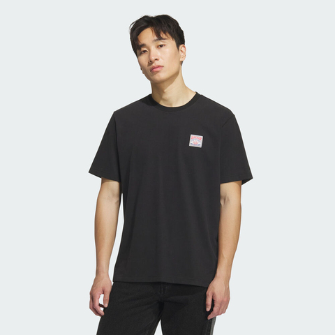 adidas Originals阿迪三叶草2025男子WABASH TEE 2针织无领短TKD1852
